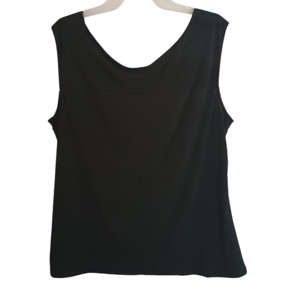 Relativity Black Sequin Sleeveless Top - Picture 2 of 6